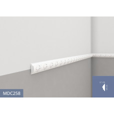 Stěnová lišta elastická MDC258F / 5,7cm